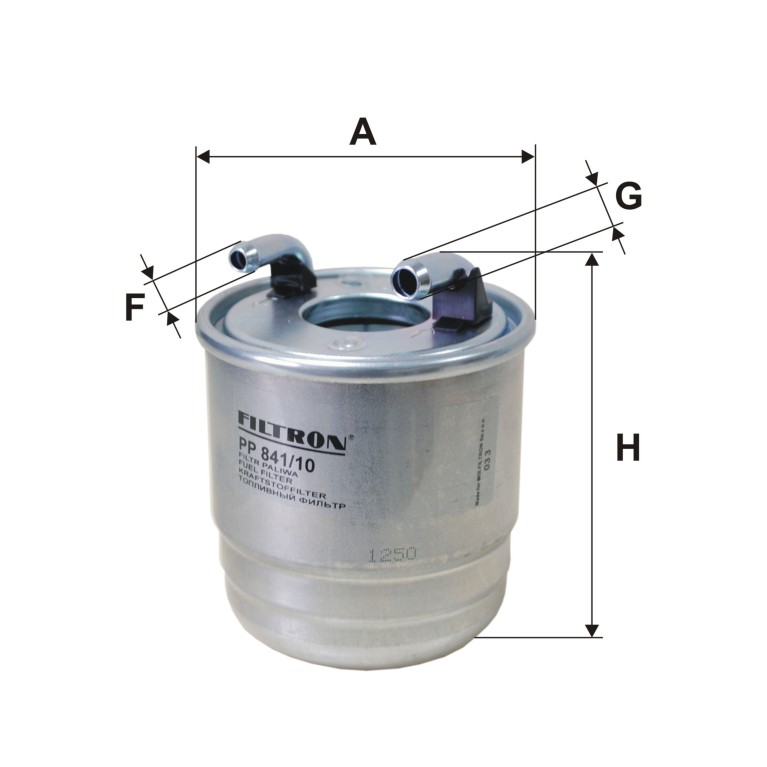 Filtre à carburant (Filtre à gasoil) Filtron PP 841/10