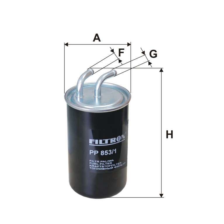 Filtre à carburant (Filtre à gasoil) Filtron PP 853/1