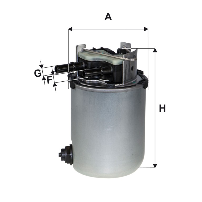 Filtre à carburant (Filtre à gasoil) FILTRON ref. PP 857/9