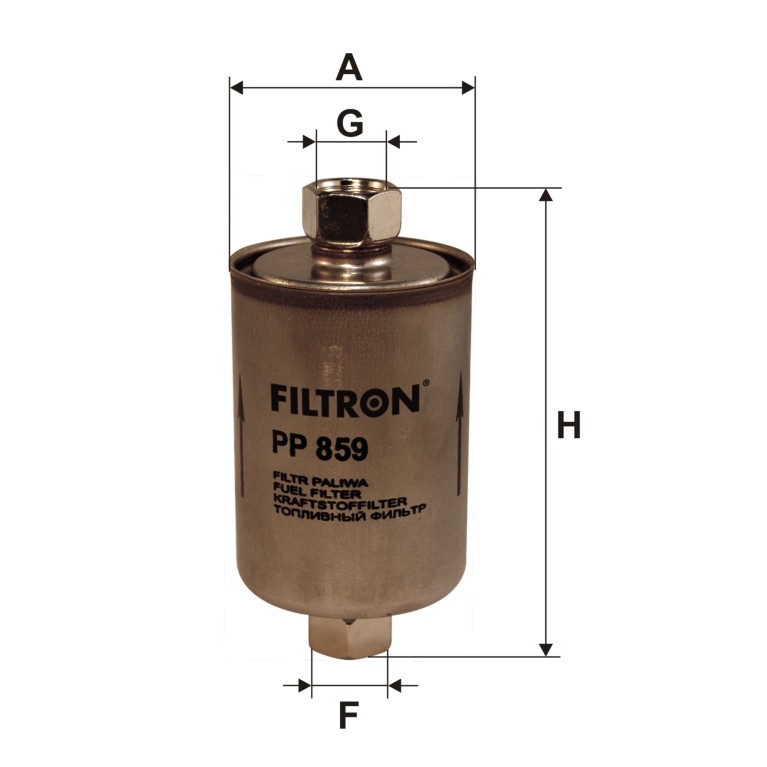 Filtro de combustível FILTRON ref. PP 859