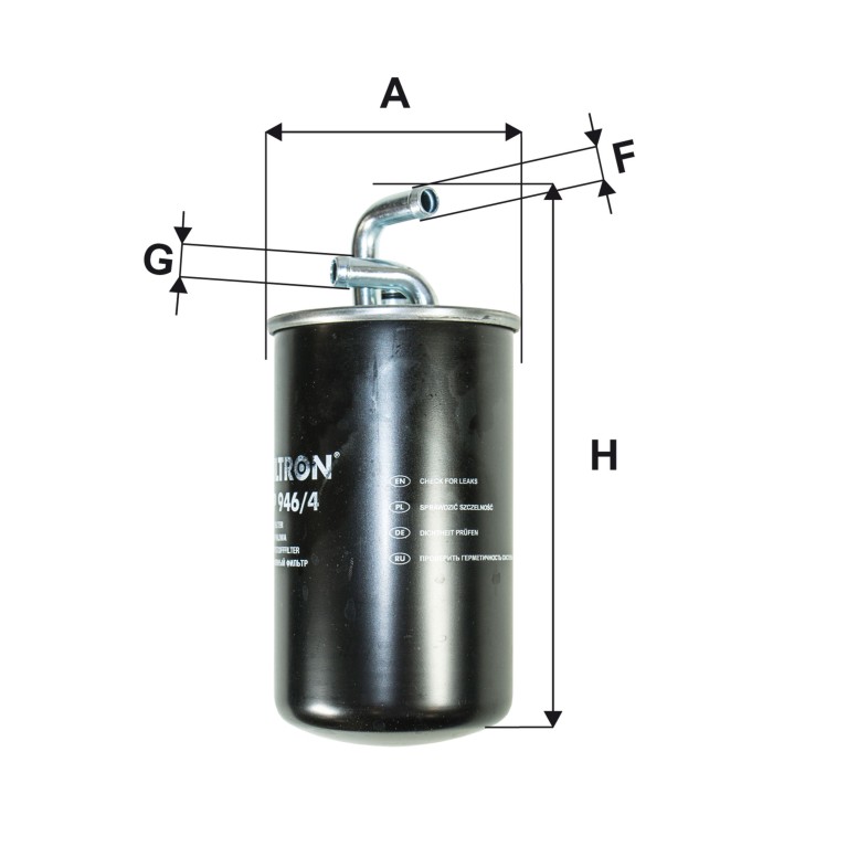 Filtre à carburant (Filtre à gasoil) FILTRON ref. PP 946/4