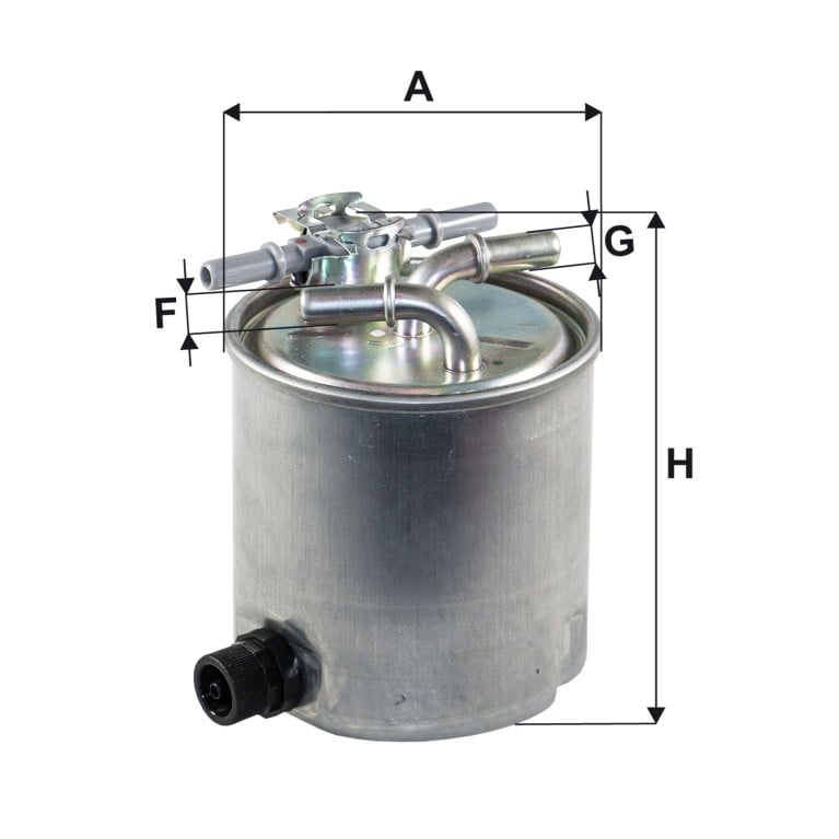 Filtre à carburant (Filtre à gasoil) FILTRON ref. PP 980/6