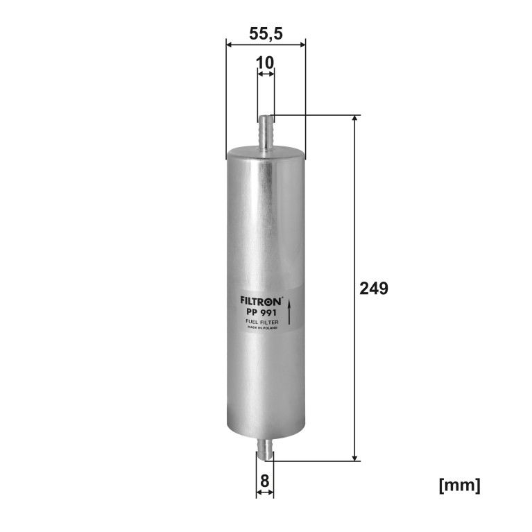 Filtre à carburant (Filtre à gasoil) FILTRON ref. PP 991