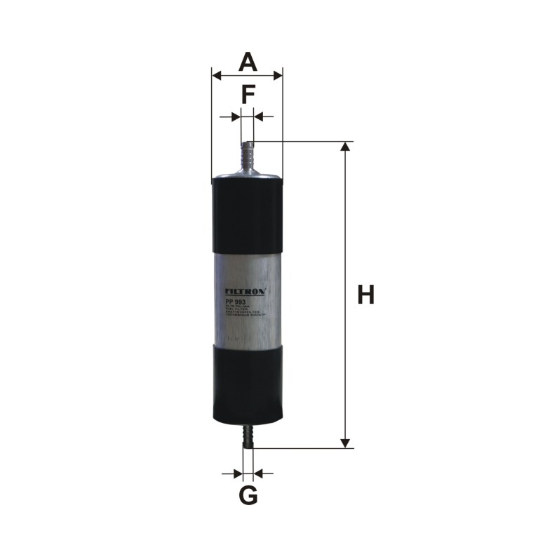 Filtre à carburant (Filtre à gasoil) FILTRON ref. PP 993