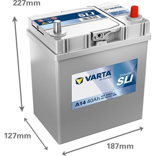 Batterie (de voiture) VARTA 40.0 - ref. 540126033K262