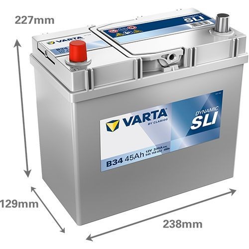 Batterie (de voiture) VARTA 45.0 - ref. 545158033K262