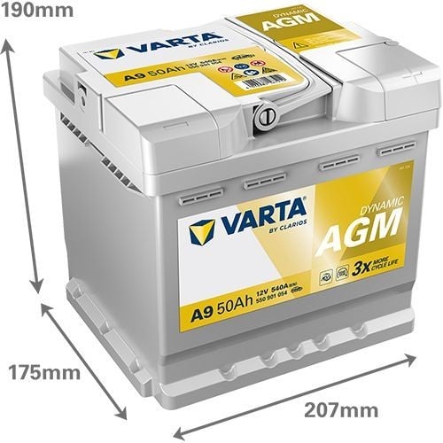 Batería (de coche) VARTA 50.0 - ref. 550901054K262