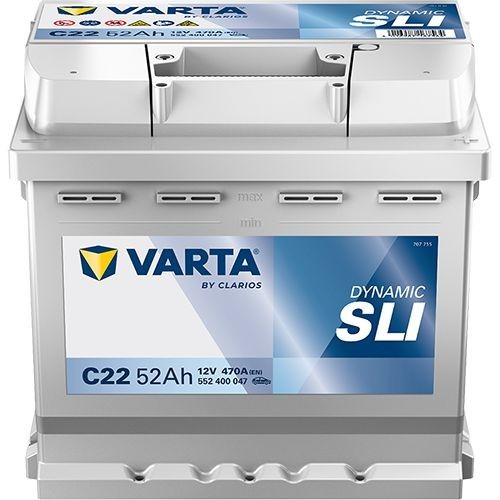 Batterie (de voiture) VARTA 52.0 - ref. 552400047K262