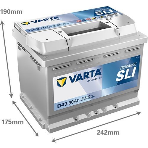 Batería (de coche) VARTA 60.0 - ref. 560127054K262