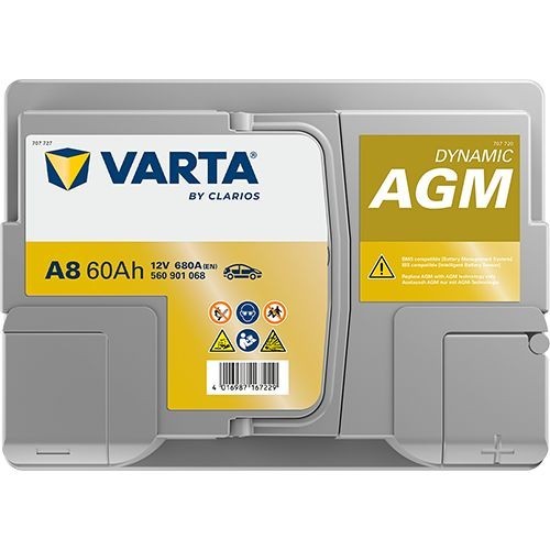 Batterie (de voiture) VARTA 60.0 - ref. 560901068K262