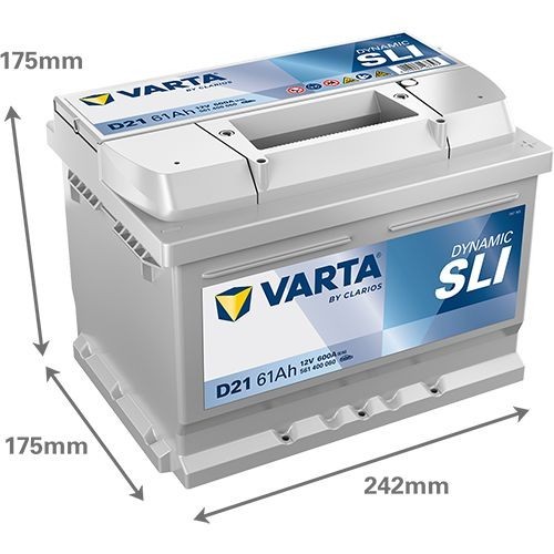 Batterie (de voiture) VARTA 61.0 - ref. 561400060K262