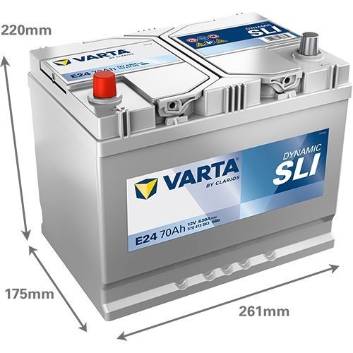 Batterie (de voiture) VARTA 70.0 - ref. 570413063K262