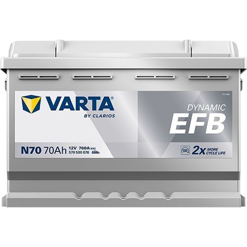 Batterie (de voiture) VARTA 70.0 - ref. 570500076K262