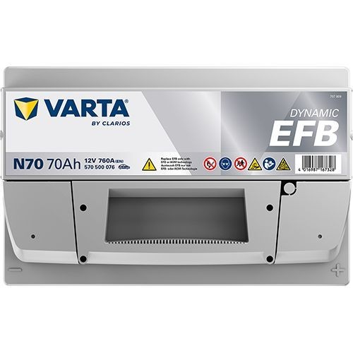 Batterie (de voiture) VARTA 70.0 - ref. 570500076K262