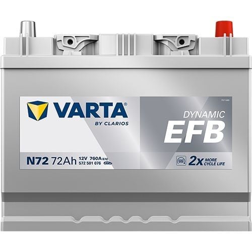 Batterie (de voiture) VARTA 72.0 - ref. 572501076K262