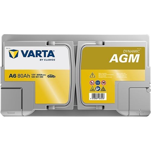 Batterie (de voiture) VARTA 80.0 - ref. 580901080K262