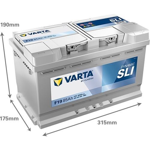 Batterie (de voiture) VARTA 85.0 - ref. 585400080K262