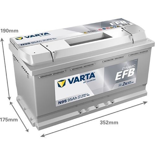 Batería (de coche) VARTA 95.0 - ref. 595500085K262