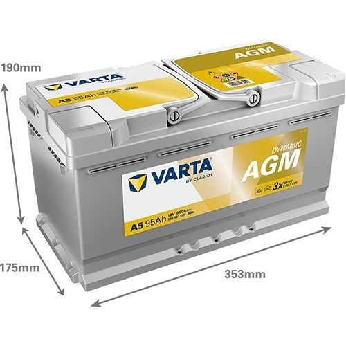 Batterie (de voiture) VARTA 95.0 - ref. 595901085K262
