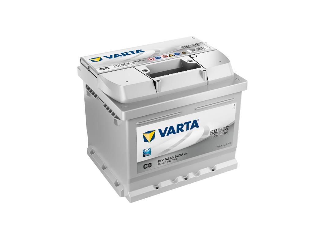 Batterie (de voiture) VARTA 52.0 Ah - C6 - ref. 5524010523162