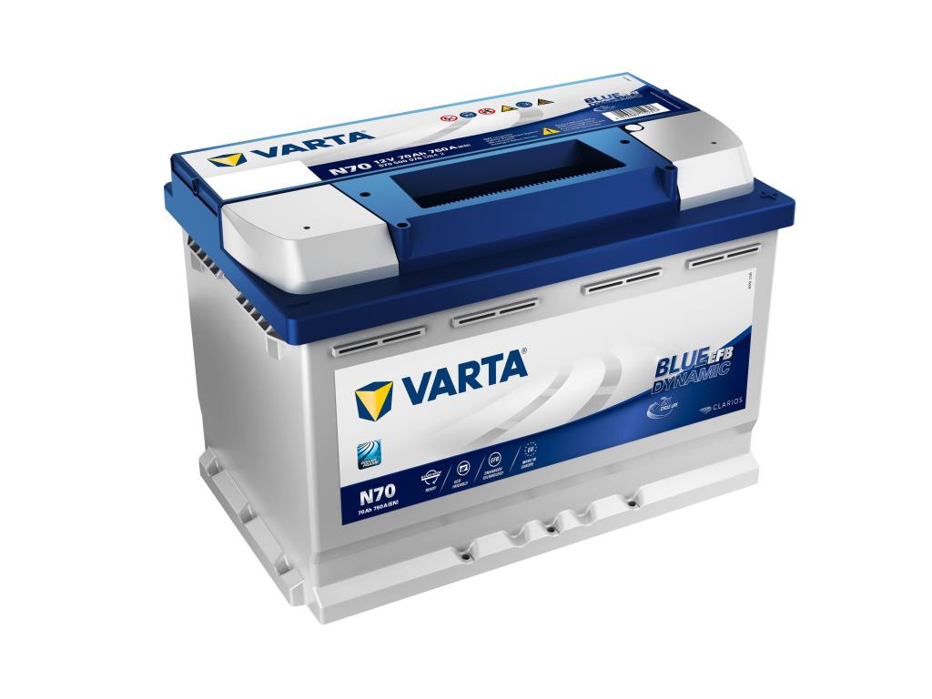 Batterie (de voiture) VARTA 70 Ah - N70 - ref. 570500076D842