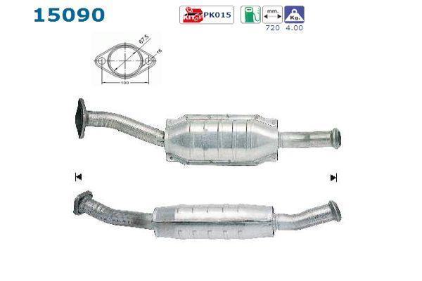 Catalyseur (Pot catalytique) AS ref. 15090