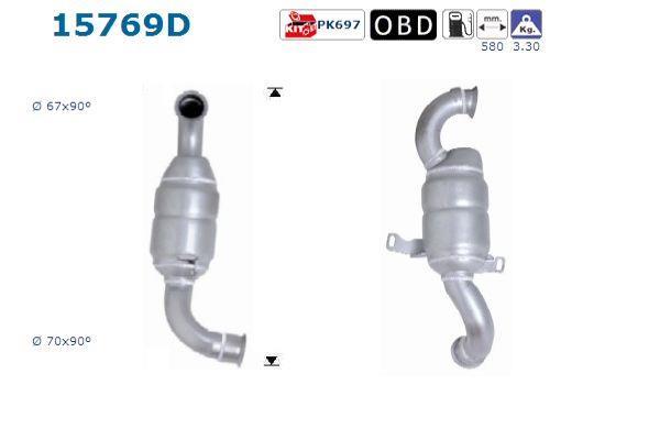 Catalyseur (Pot catalytique) AS ref. 15769D