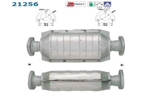 Catalyseur (Pot catalytique) AS ref. 21256