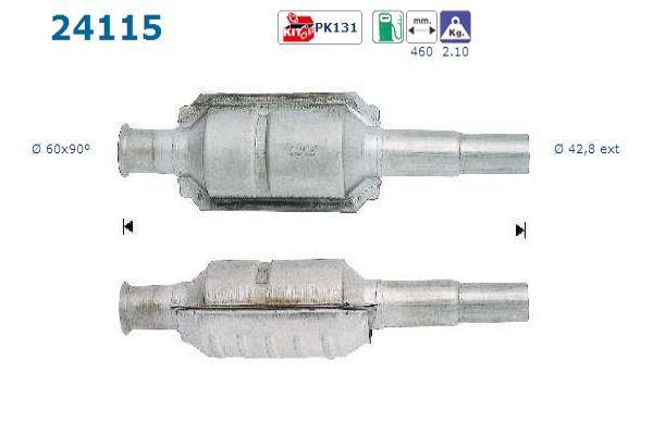 Catalyseur (Pot catalytique) AS 24115