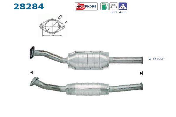 Catalyseur (Pot catalytique) AS 28284