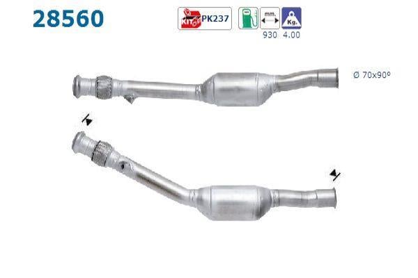 Catalyseur (Pot catalytique) AS 28560