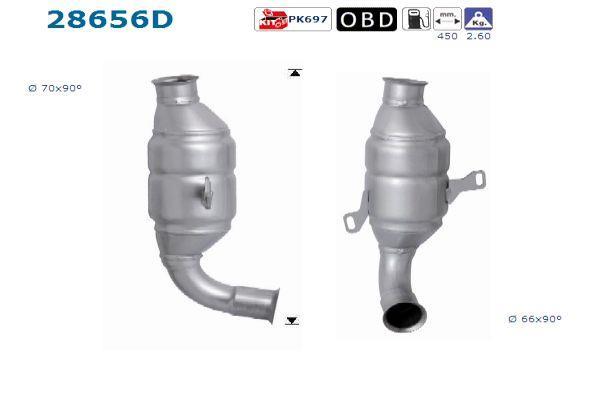 Catalyseur (Pot catalytique) AS ref. 28656D