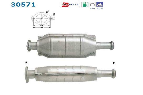 Catalyseur (Pot catalytique) AS 30571