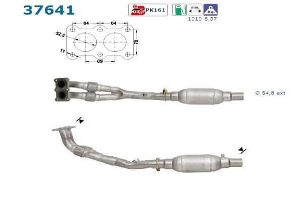 Catalyseur (Pot catalytique) AS ref. 37641