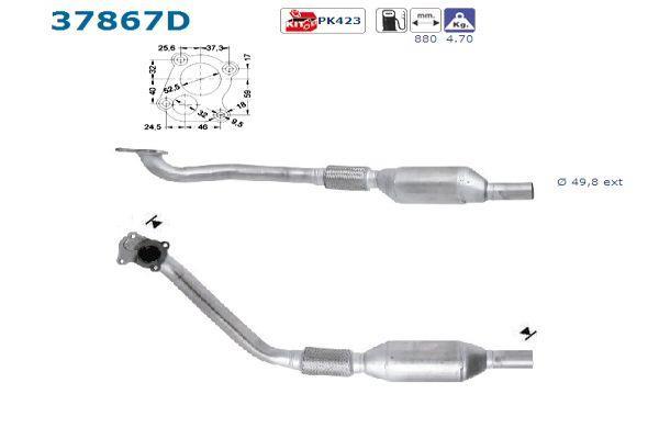 Catalyseur (Pot catalytique) AS ref. 37867D