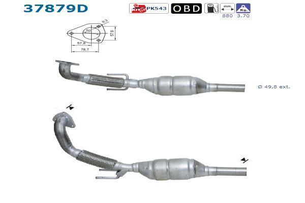 Catalyseur (Pot catalytique) AS ref. 37879D