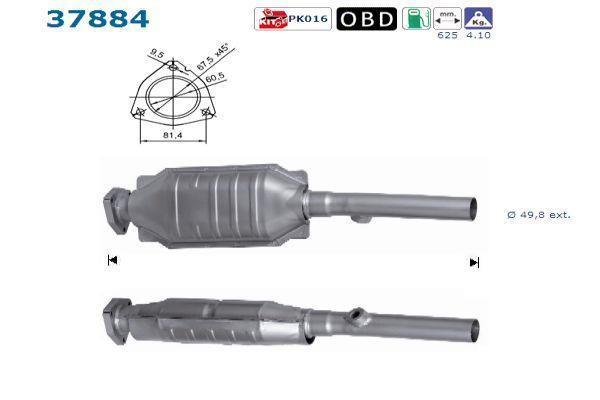 Catalyseur (Pot catalytique) AS 37884