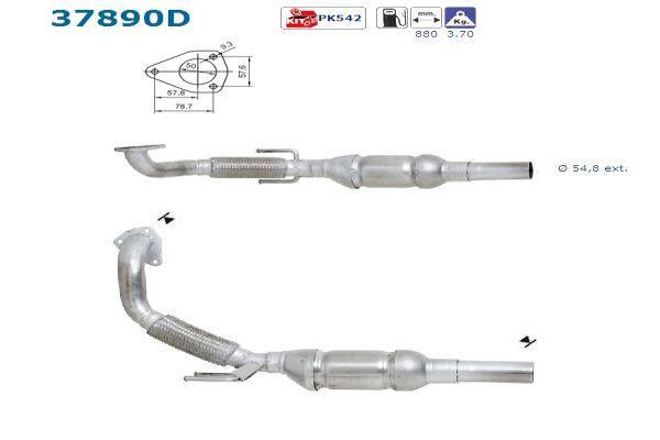 Catalyseur (Pot catalytique) AS ref. 37890D