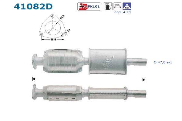 Catalyseur (Pot catalytique) AS ref. 41082D
