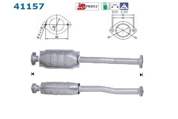 Catalyseur (Pot catalytique) AS ref. 41157
