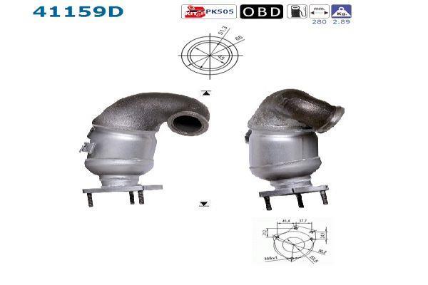 Catalyseur (Pot catalytique) AS ref. 41159D