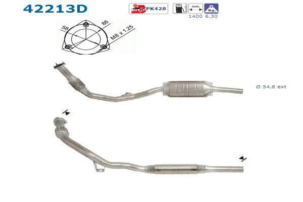Catalyseur (Pot catalytique) AS ref. 42213D