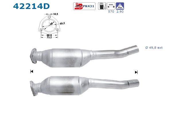 Catalyseur (Pot catalytique) AS ref. 42214D