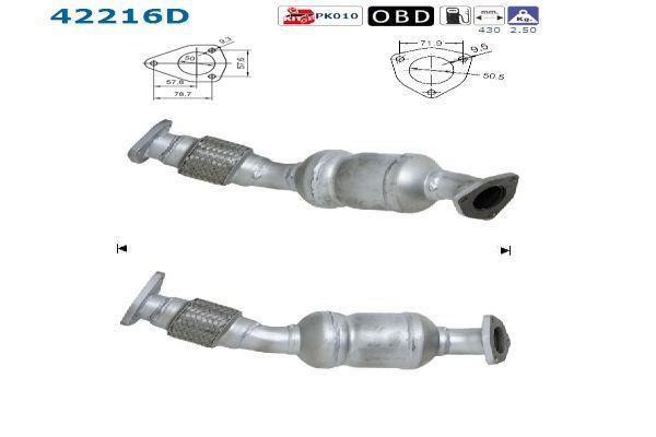 Catalyseur (Pot catalytique) AS ref. 42216D