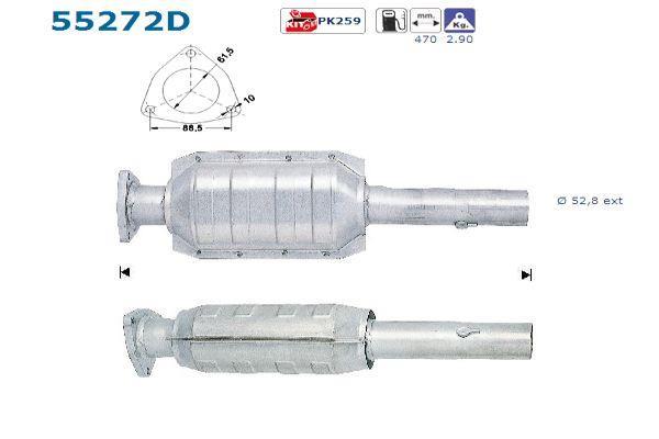 Catalyseur (Pot catalytique) AS ref. 55272D