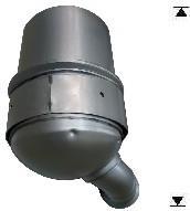 Filtre à particules / FAP (FAP diesel) AS ref. FD1040