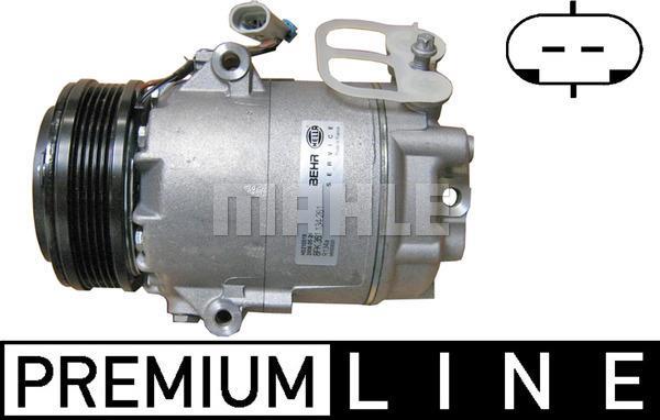 Compresseur, climatisation MAHLE Aftermarket ref. ACP 45 000P