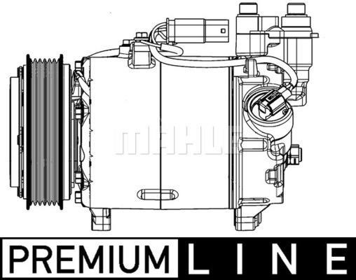 Compressor de climatização MAHLE Aftermarket ref. ACP 598 000P