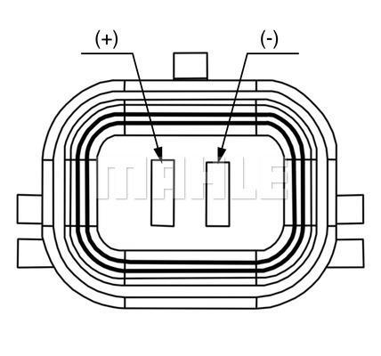 Compresseur, climatisation MAHLE Aftermarket ref. ACP 638 000P