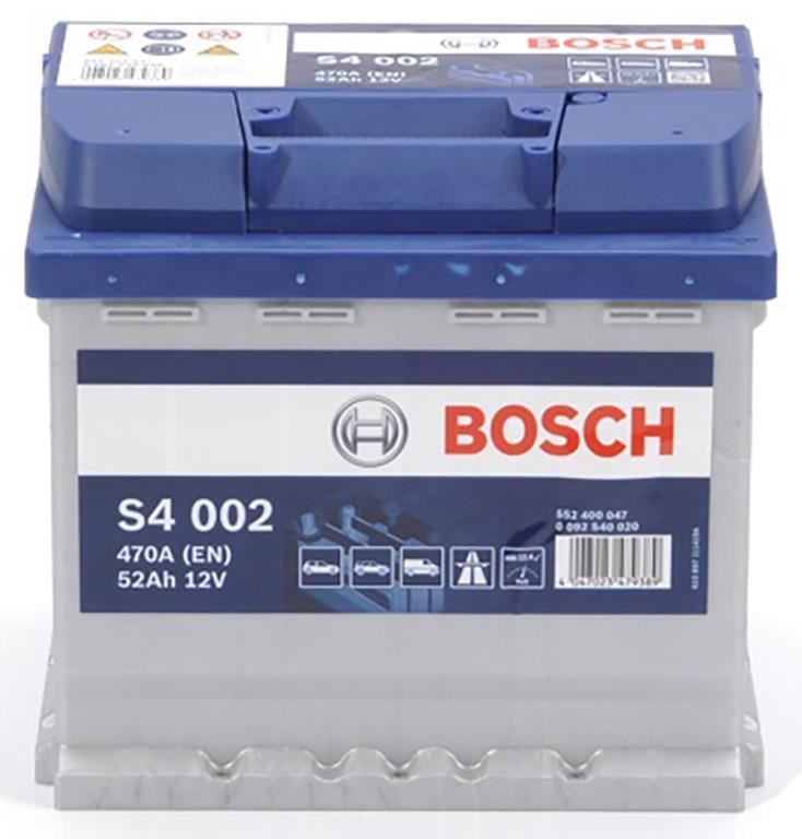 Batería (de coche) BOSCH 52.0 Ah - S4 002 - ref. 0 092 S40 020